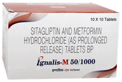 Ignalis M 50/1000 Tablet 10